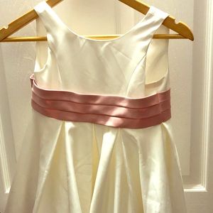 Girls David’s bridal flower girl dress